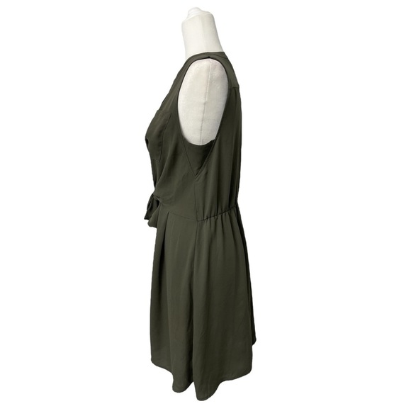 Mossimo Supply Co Green Sleeveless A-Line Dress - Picture 6 of 12